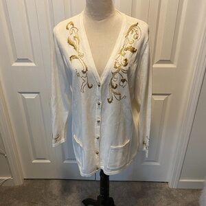 Women’s Tabi hand embellished cardigan size L